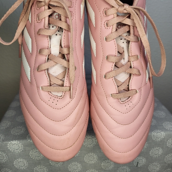 Adidas Goletto VIII Firm Ground Soccer Cleats in Pink and White size 13 - Picture 6 of 10